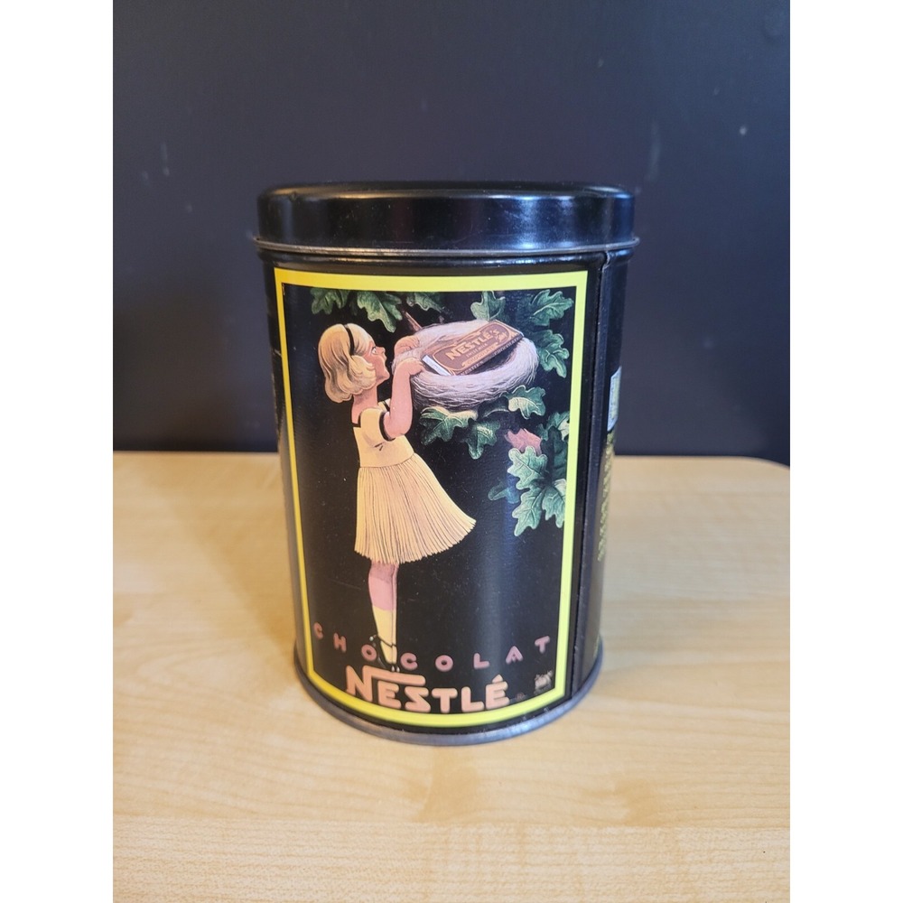 vintage nestle chocolate Tin